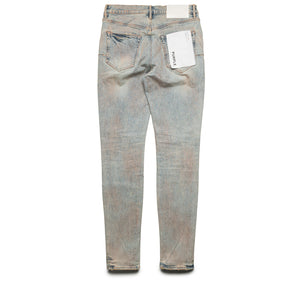 Purple Brand Skinny Pink Mud Distressed Denim - Light Indigo