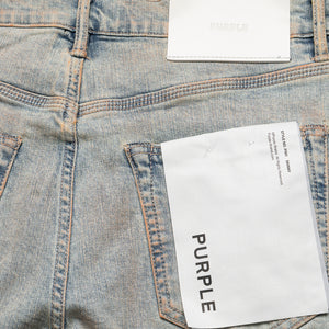 Purple Brand Skinny Pink Mud Distressed Denim - Light Indigo