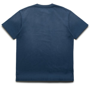Purple Brand Slanted Script Tee - Blue