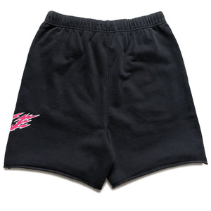 Purple Brand Slasher Shorts - Black