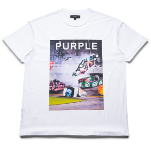 Purple Brand Textured Inside Out Tee - White