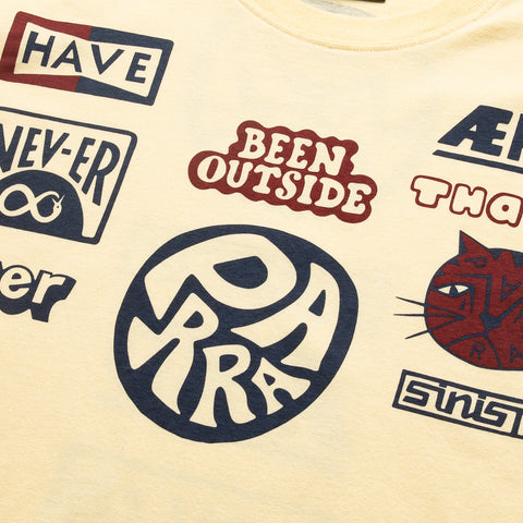 Parra Never Sinister L/S Tee - Yellow