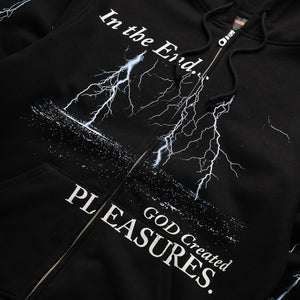 Pleasures End Times Zip Hoodie - Black
