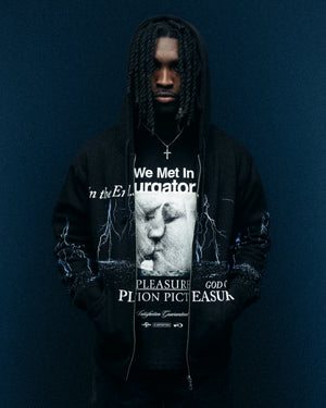 Pleasures End Times Zip Hoodie - Black