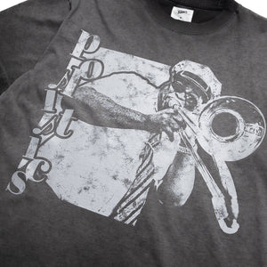 Politics Bass Tee - Vintage Black
