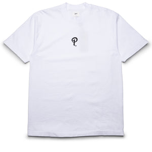 Politics Center P Logo Tee - White