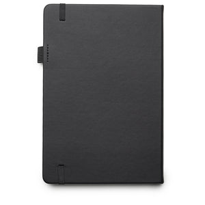 Politics Leather Notebook - Black