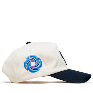 Politics Stadium Snapback - Creme/Navy