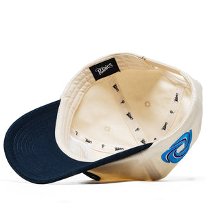 Politics Stadium Snapback - Creme/Navy