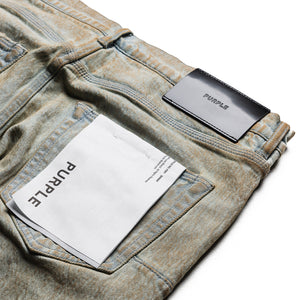 Purple Brand Low Rise Skinny Leg Mud Jean - Tan