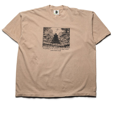 Real Bad Man Warning Tee - Beige