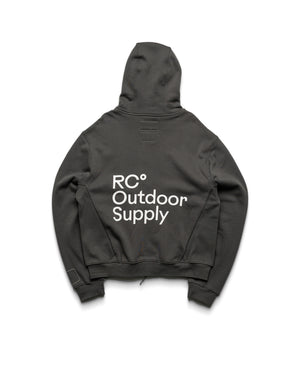 RC Outdoor Supply Coordinate Full Zip Hoodie - Charcoal