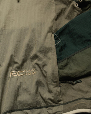 RC Outdoor Supply Fleece Lined Griffith Running Jacket - Green Gradient