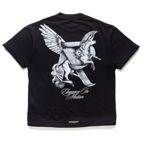 Represent Elegance In Motion Tee - Jet Black