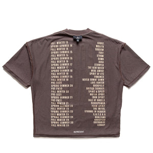 Represent Reversible Living Legacy Tour Tee - Nero