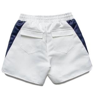Rhude Logo Lightning Shorts - White/Navy