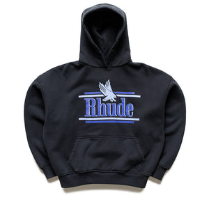 Rhude Rossa Hoodie - Vintage Black/Blue