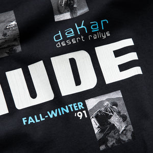 Rhude Winter 91 Rallye Tee - Vintage Black/White