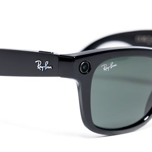 Ray-Ban Meta Wayfarer - Shiny Black/G15 Green
