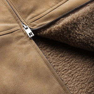 Represent Shearling Jacket - Cafe