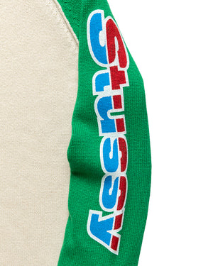 Stussy Two Tone Raglan Sweater - Natural