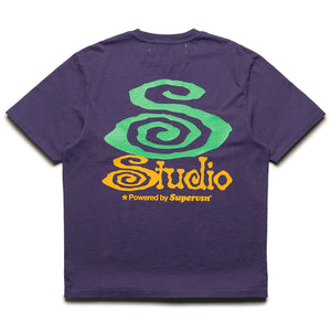 Supervsn Studio S Curl Tee - Dusty Purple