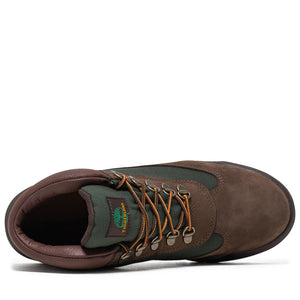 Timberland Re-Engineered Waterproof Filed Boot - Dark Brown Nubuck/Green