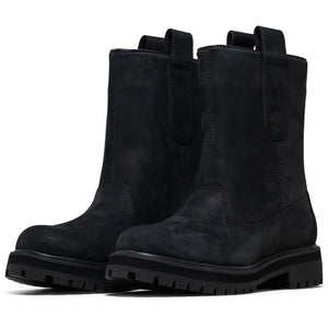 Timberland Heritage Pull On Boot - Black Nubuck/Black