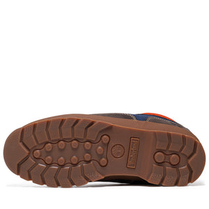 Timberland Euro Hiker Mid Boot - Dark Brown Nubuck/Dark Blue