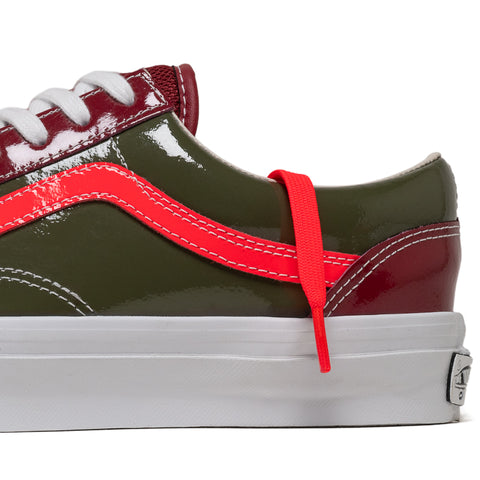 Vans LX Old Skool 36 - Patent Bordeaux/Olive