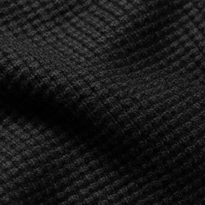 Women's Fear Of God Essentials Heavy Waffle Crewneck 90's Sweater - Vintage Black