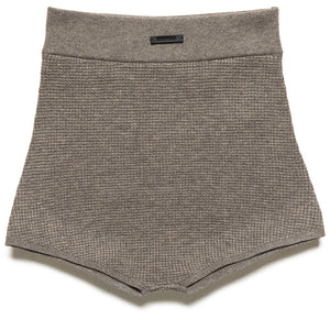 Women's Fear Of God Essentials Waffle Boy Short - Homestead Heather