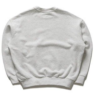 Politics Serif Outline Crewneck - Heather Grey
