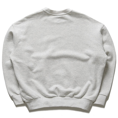 Politics Serif Outline Crewneck - Heather Grey