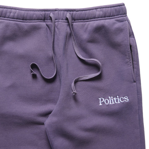 Politics Vintage Wash Sweatpants - Purple