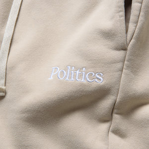 Politics Vintage Wash Sweatpants - Tan