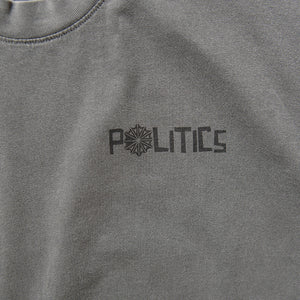 Politics Candle Tee - Vintage Black