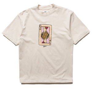 Politics Card Tee - Creme