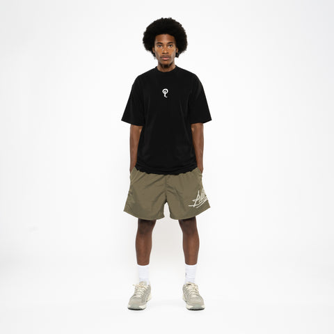 Politics Center P Logo Tee - Black