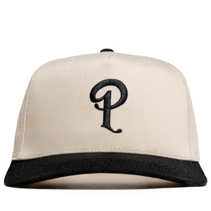 Politics A-Frame Snapback - Natural/Black