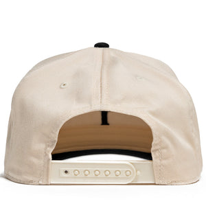 Politics A-Frame Snapback - Natural/Black
