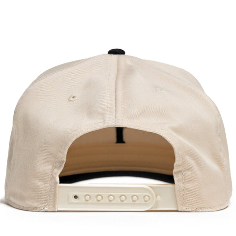 Politics A-Frame Snapback - Natural/Black