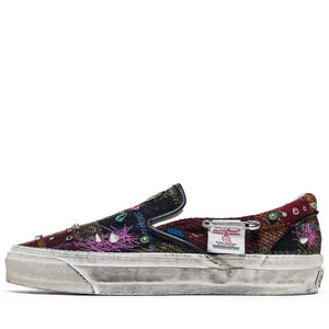 Harris Tweed x Vans LX Classic Slip On 98 - Red/Blue