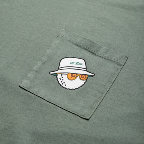 Malbon Golf Pocket Tee - Green