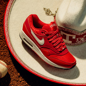 Nike Air Max 1 'Rangers' - Gym Red/Natural