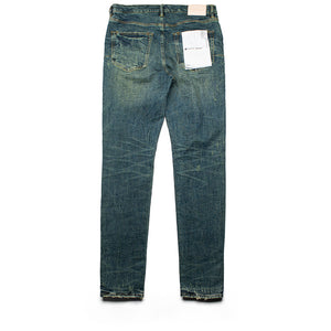 Purple Brand Dirty Patina Low Rise Skinny Jean - Dark Indigo