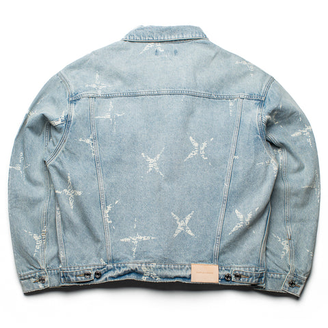 Purple Brand Type Monogram Oversized Jacket - Light Indigo