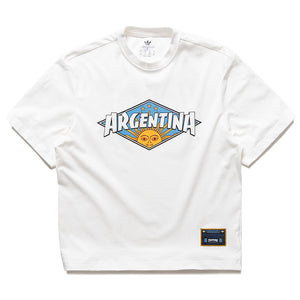 Thrasher x Adidas Argentina Tee - Core White