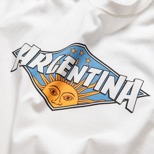 Thrasher x Adidas Argentina Tee - Core White