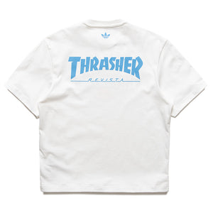 Thrasher x Adidas Argentina Tee - Core White